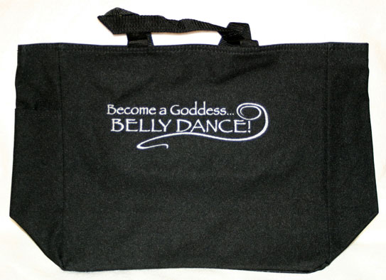 black tote bag
