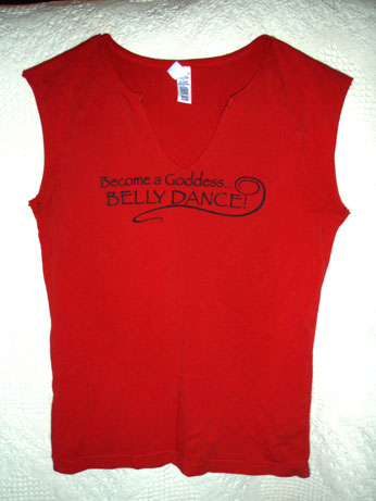 Cut V ragland tank top