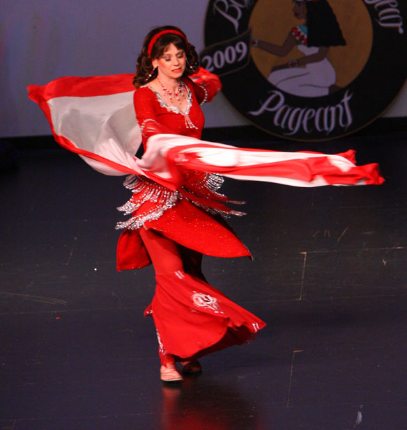 at belly dancer of the year pageant 2009